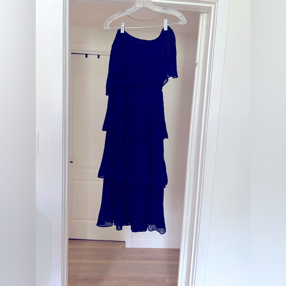 Navy Vici Dolls Layered Dress